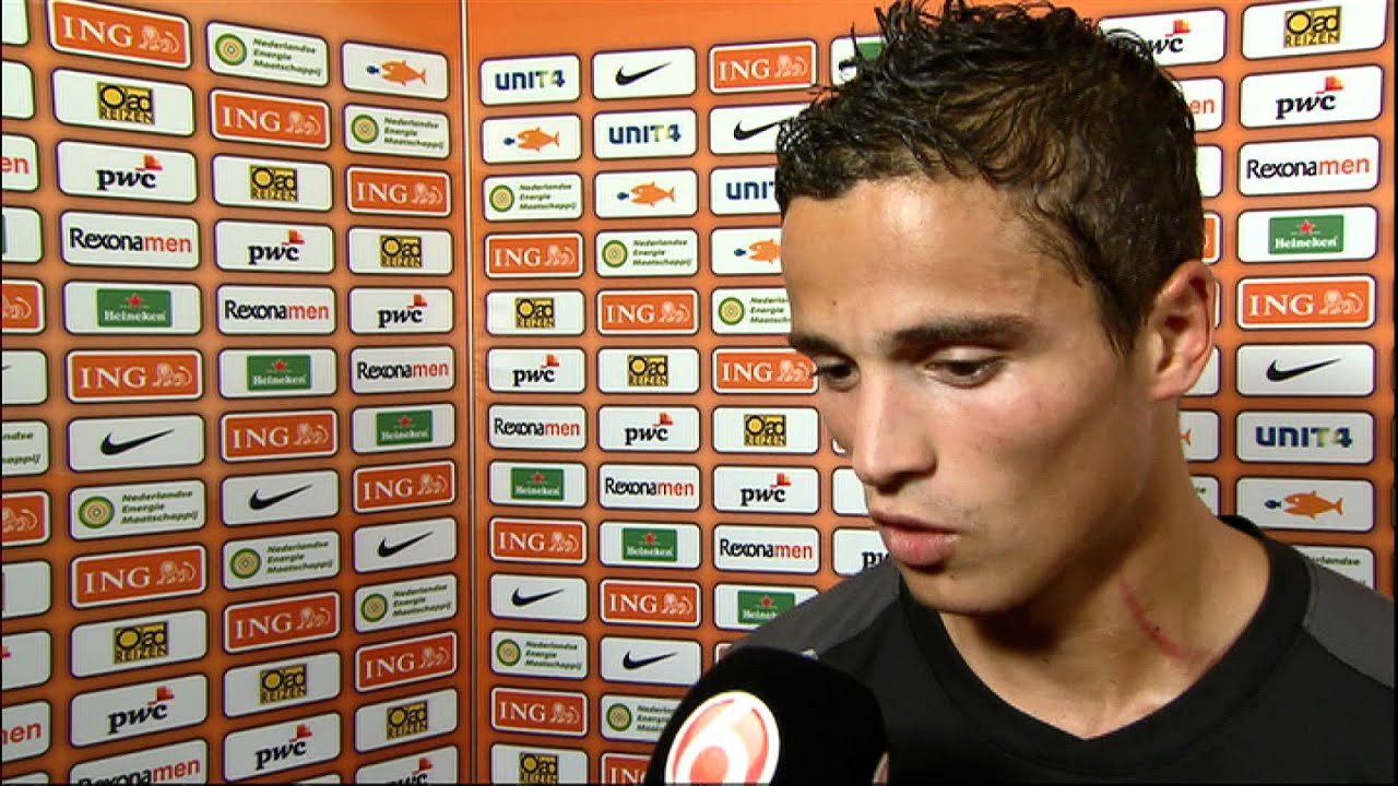Interview Ibrahim Afellay na Nederland-Slowakije (30-05-2012)