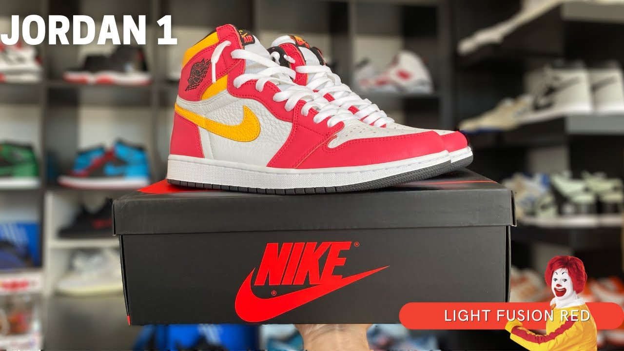 Jordan 1 High Light Fusion Red!!! On-Feet + Calidad + Talla + Precio (en español)