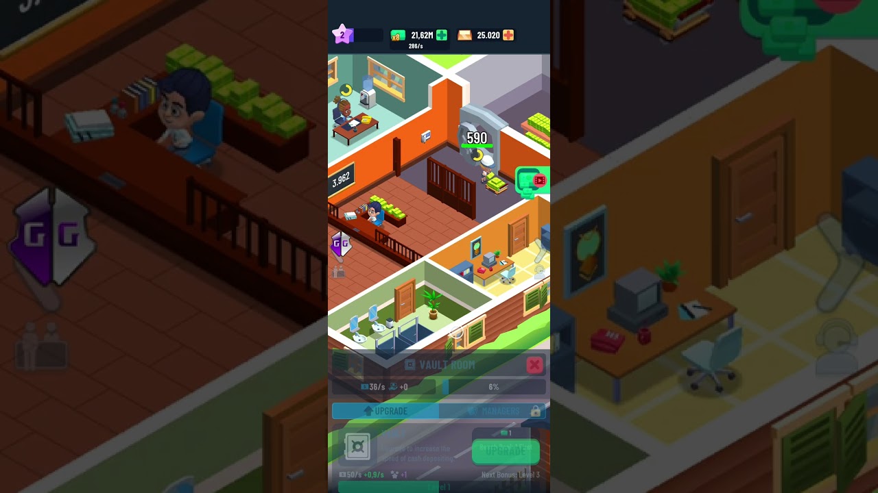 IDLE BANK TYCOON FREE SHOP SCRIPT GAME GUARDIAN REVIEW 