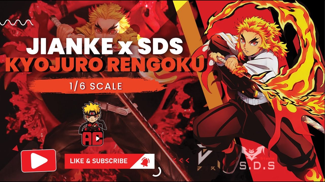 Unboxing: SDS x Jian Ke Studio Demon Slayer Flame Pillar Rengoku Kyojuro 1/6 Scale