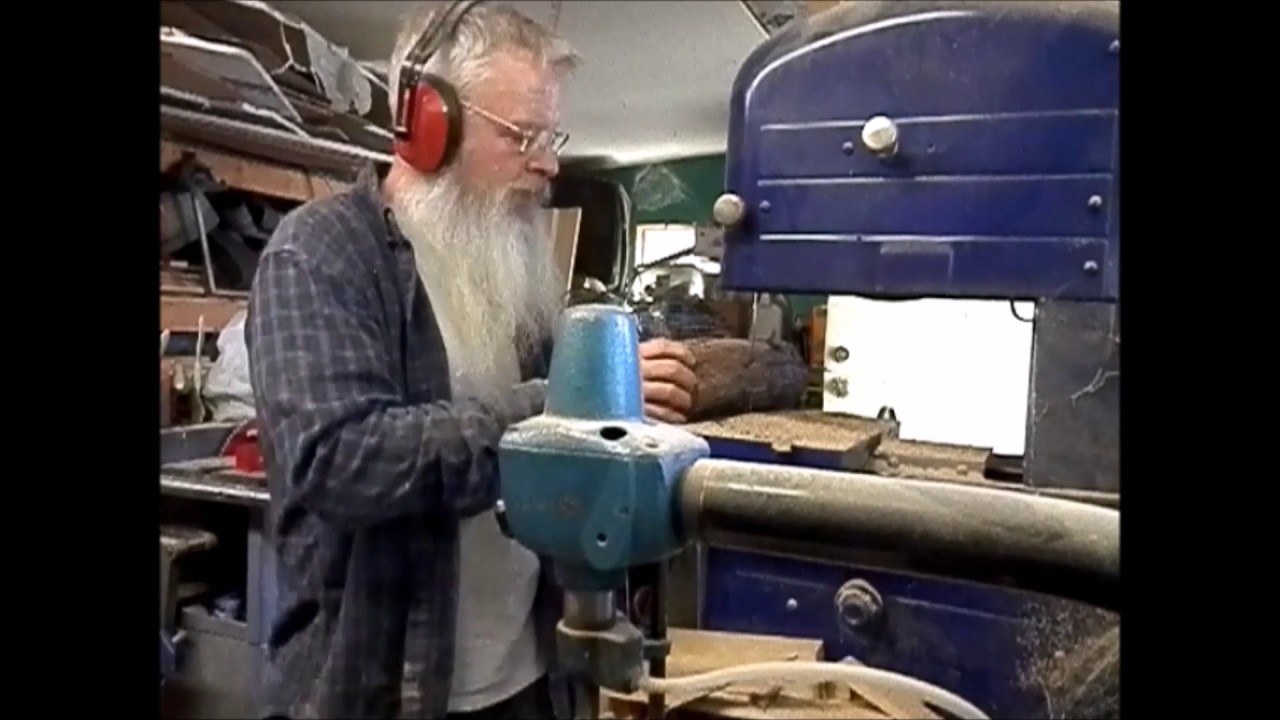 Stud Walker working his sawmill