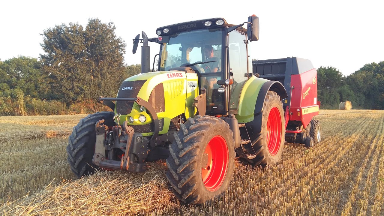 Pressage 2016 | Claas arion 520 & Vicon RV 1601 #Gopro