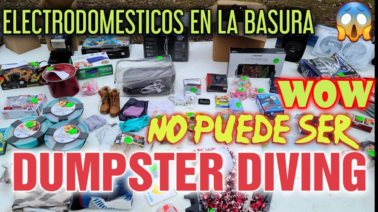 ♻️Cùantos😱 Electrodomesticos y muchas cosas Para el Hogar en un Solo Dumpster/Lo Que Tiran en USA