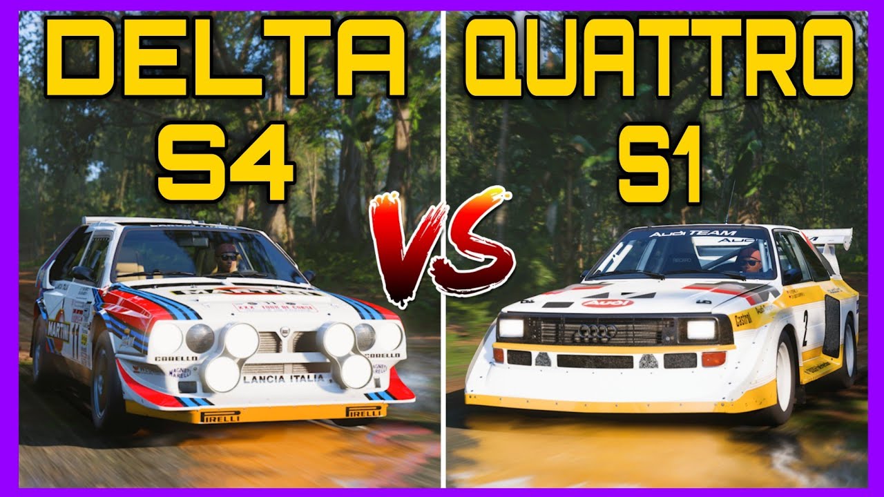 Forza Rally Rivals - Lancia Delta S4 Vs Audi Quattro S1 - Forza Horizon 5 Rally Monsters!
