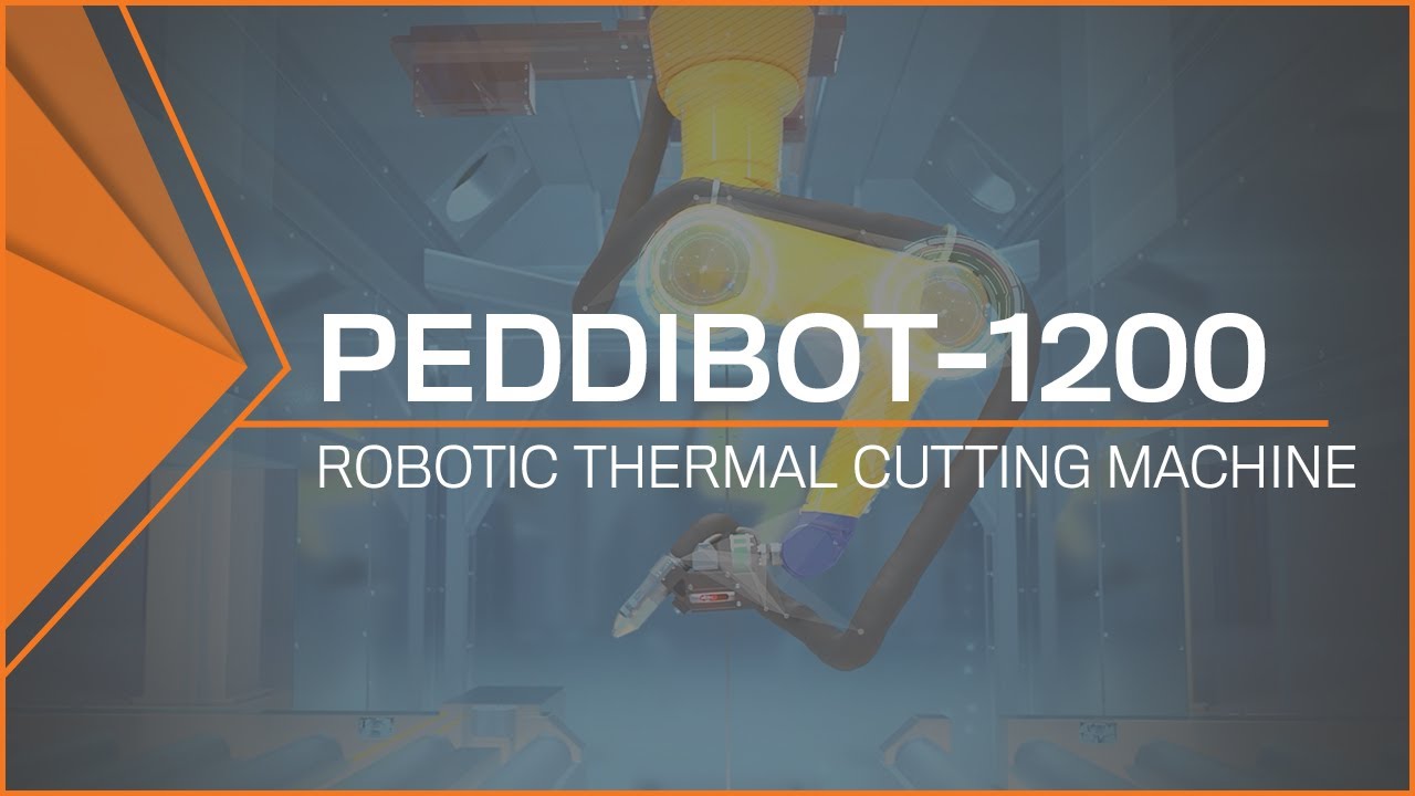 Robotic Thermal Cutting Machine | PeddiBot-1200 (Structural Robotics Done Right)