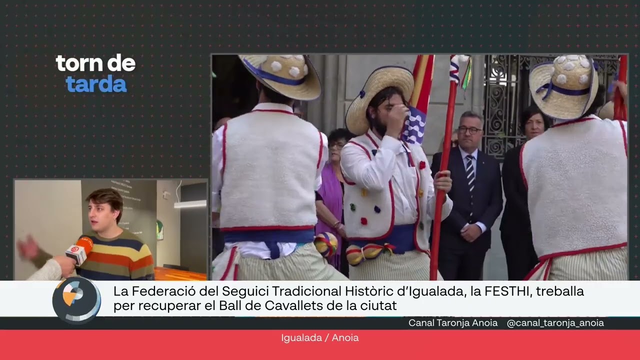 La FESTHI comença a treballar per recuperar el ball de cavallets de la Festa Major d'Igualada