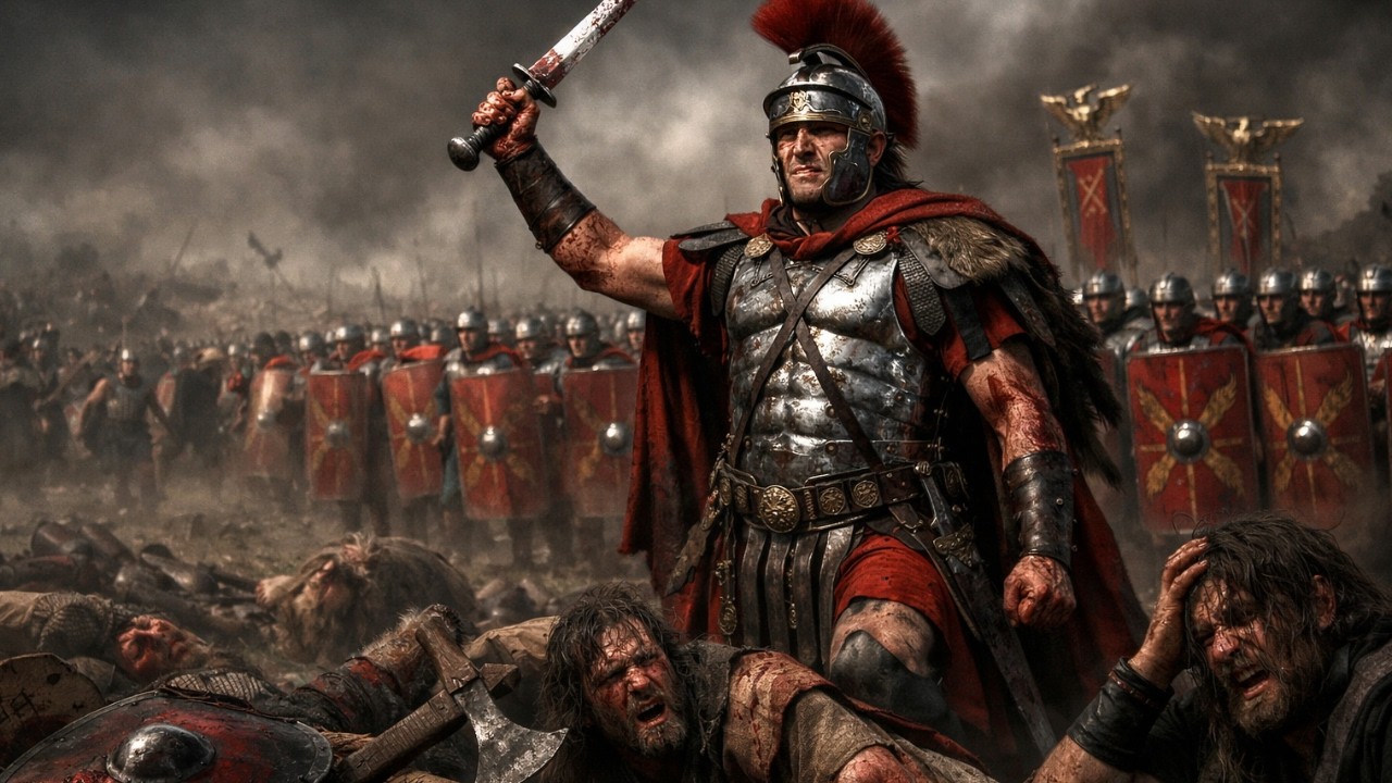 Răzbunarea nemiloasă a Romei: Cum au distrus 40.000 de romani 100.000 de barbari?