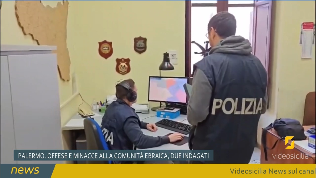 Palermo. Offese e minacce alla comunità ebraica, due indagati