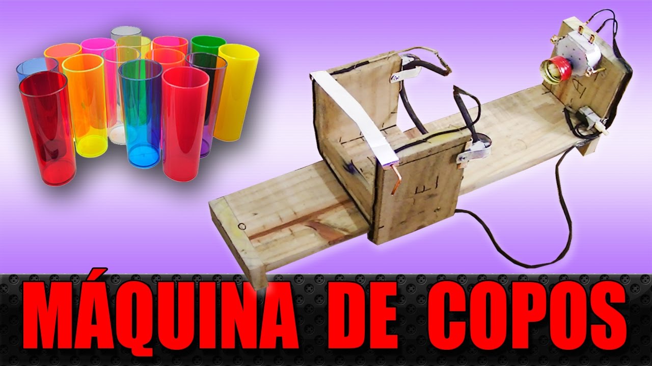 Como fazer uma incrível *MAQUINA DE FAZER COPOS*
