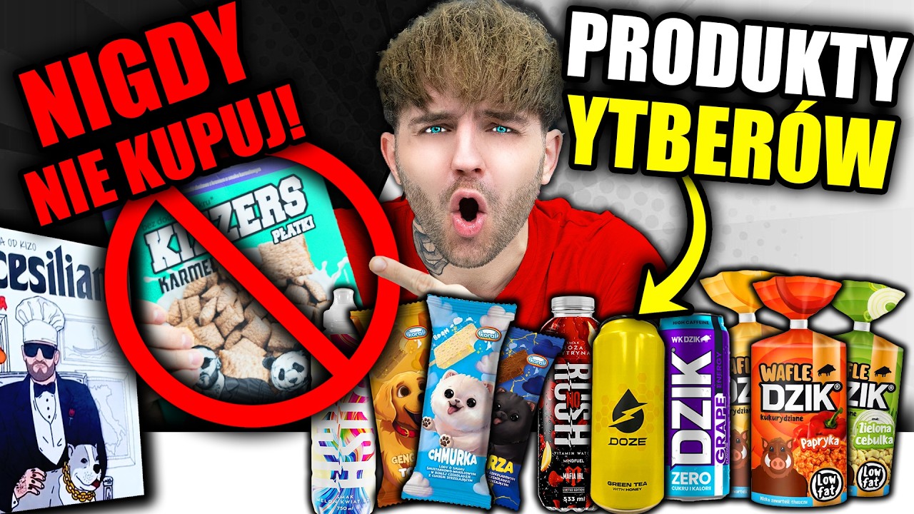 WIELKI TEST PRODUKTÓW YOUTUBERÓW! *gorsze niż zwykłe?*