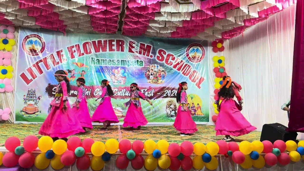 #Yerra yerra rumali dance performance#Little Flower E.M School Ramesampeta# Cultural fest 2025-26#