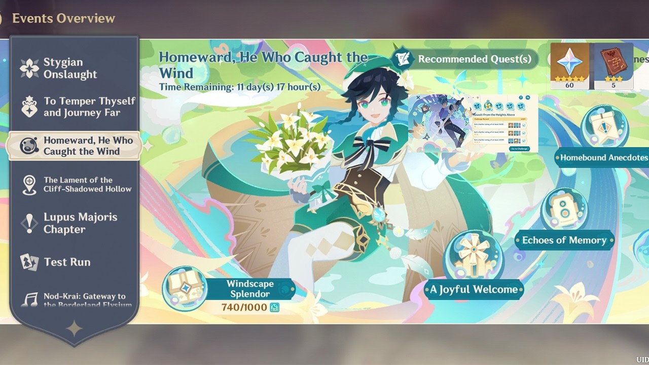 Complete the event Homeward, He Who Caught the Wind 😘😍#genshinimpact#hoyocreators#Live #Natlan#gamer