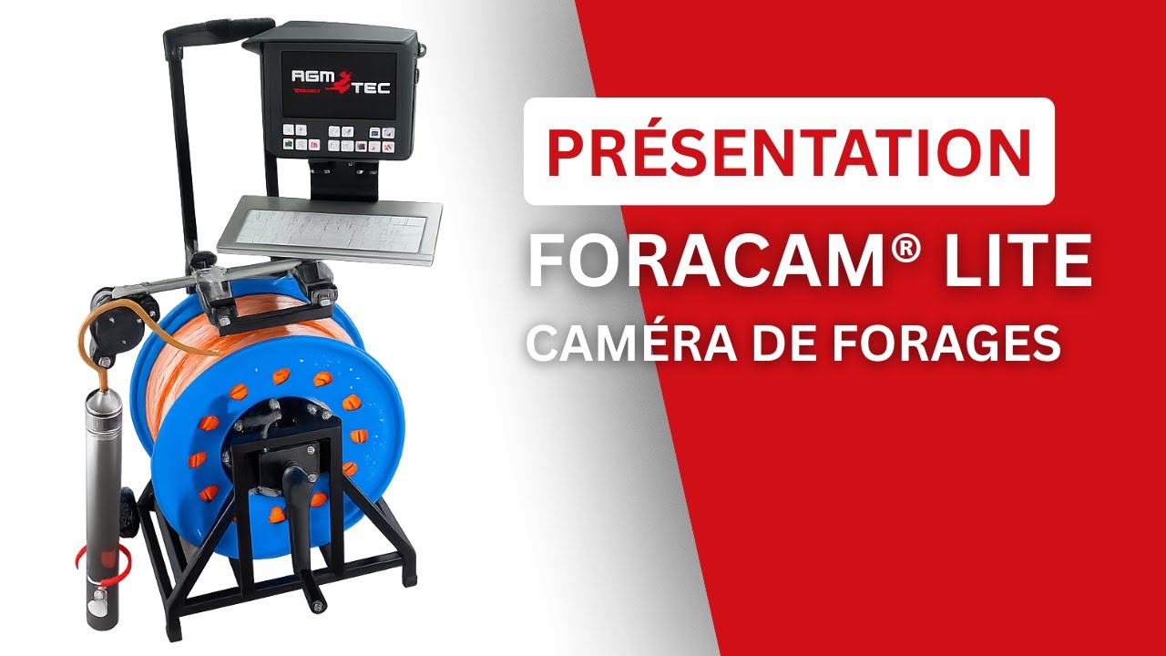 Foracam Lite - caméra d'inspection de forages