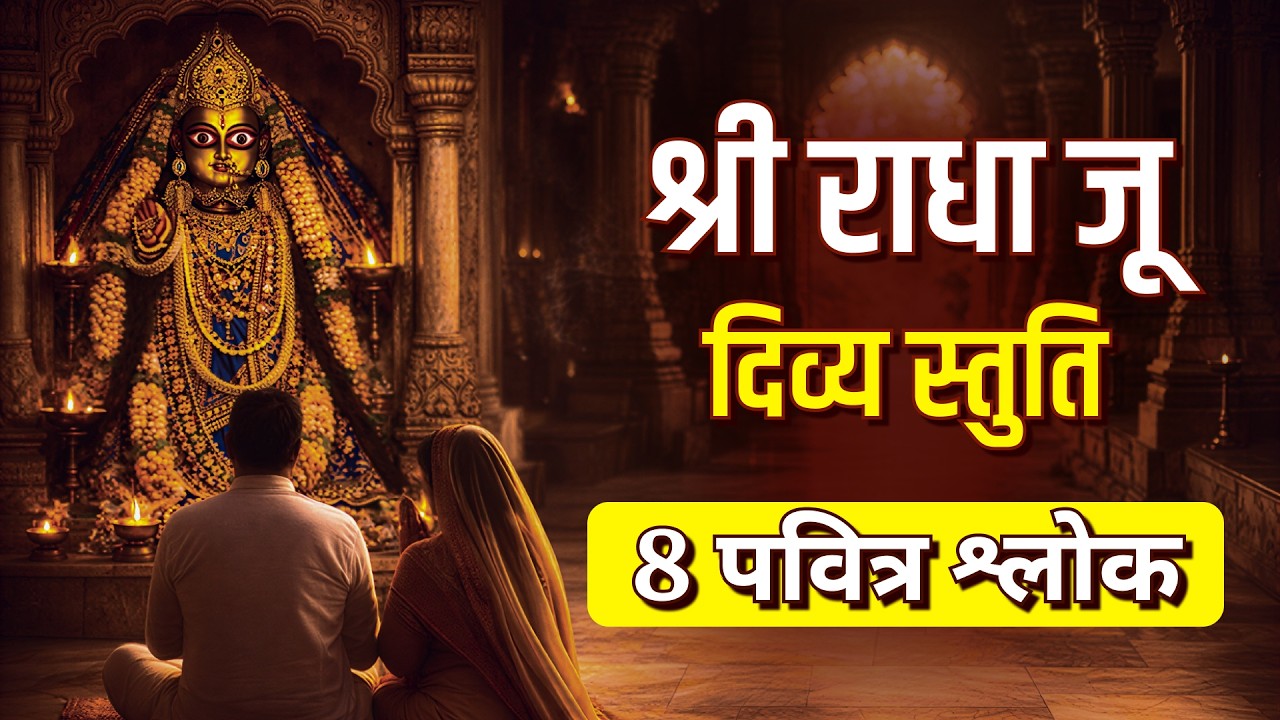 श्री राधाष्टकम् | Shri Radhashtakam | Powerful Radha Stuti | Morning Bhakti Path