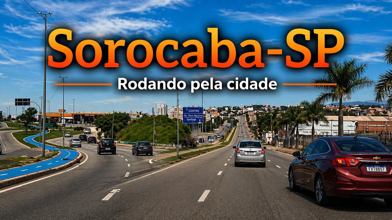 UMA VOLTA PELAS RUAS DE SOROCABA-SP EM UM DIA ENSOLARADO/ DOMINGO 15/02/26