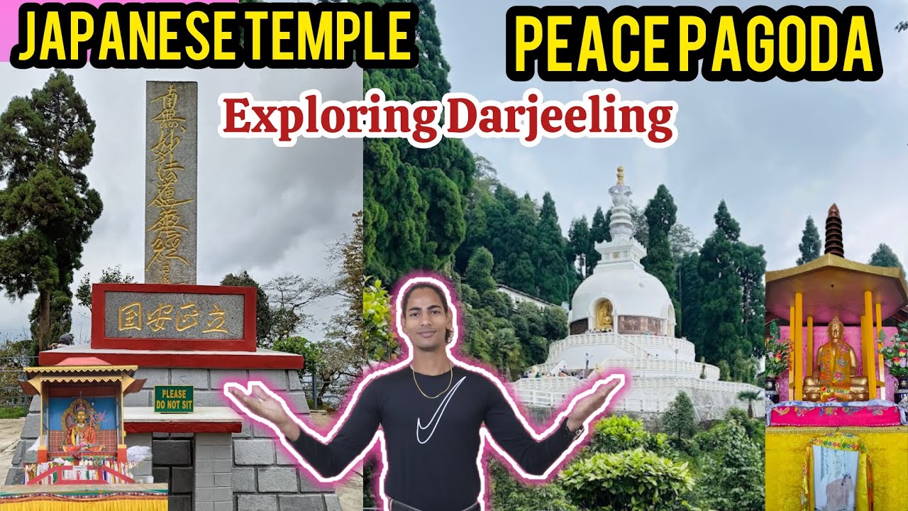 Japanese Temple || Peace Pagoda ||Darjeeling Peaceful atmosphere Buddhist West Point West Bengal