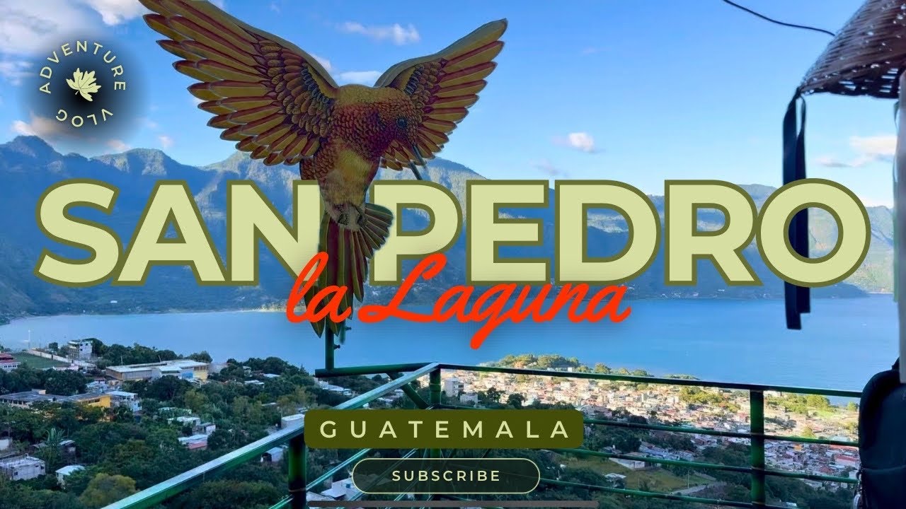 Это САН ПЕДРО ЛА ЛАГУНА на озере Атитлан 🇬🇹🌋