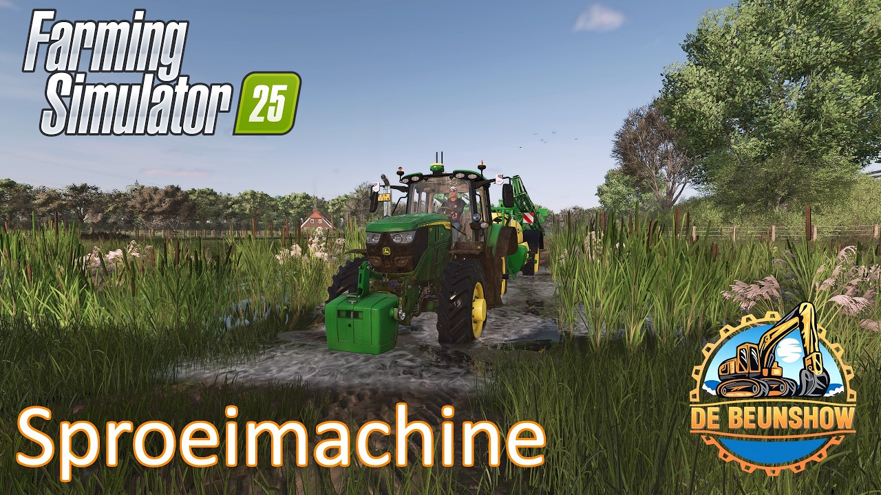 Sproeimachine bij De Beunshow De Friese Wouden Farming Simulator 25 NL