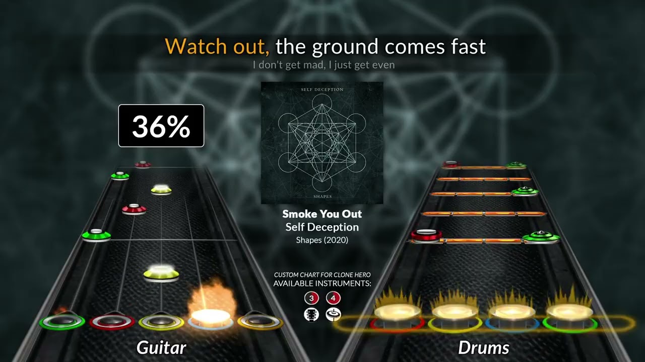 Self Deception - Smoke You Out (Clone Hero Chart)