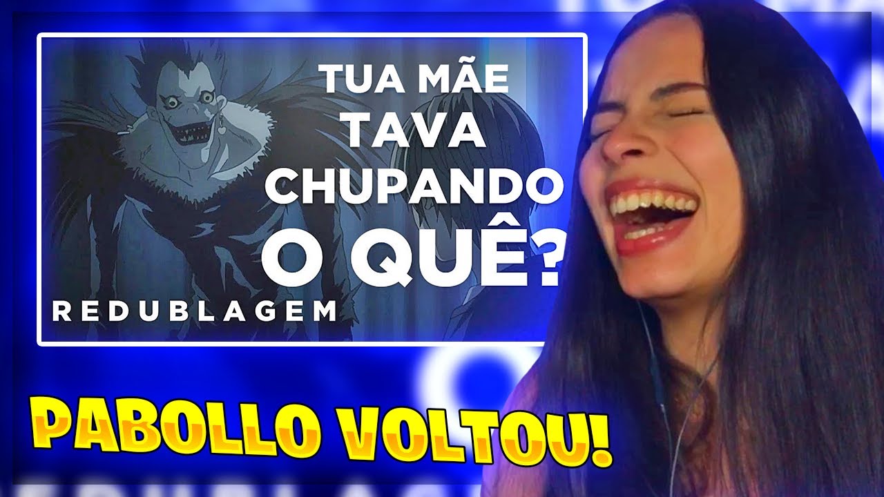 REAGINDO AO PABOLLO: Death Note Esculhambado (Paródia Redublagem)