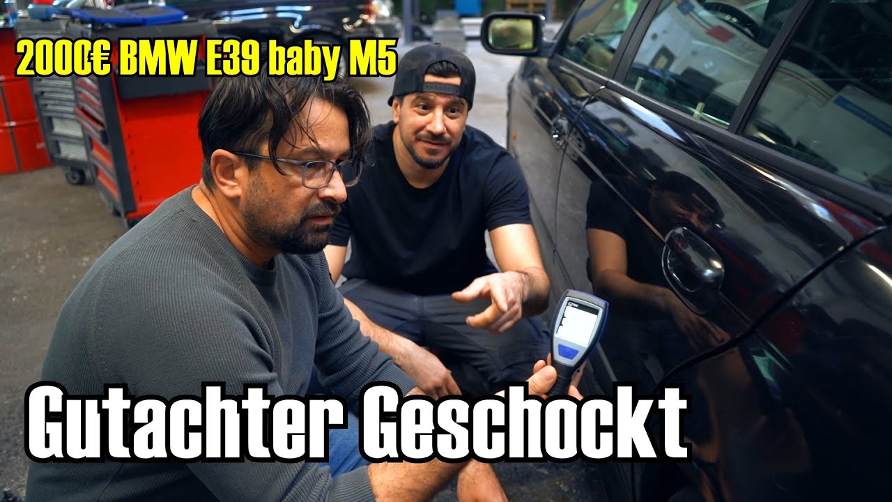 Jetzt wissen wir auch, warum kein AIRBAG verbaut war! So dicke Spachtelmasse gesehen? BMW E39 540i