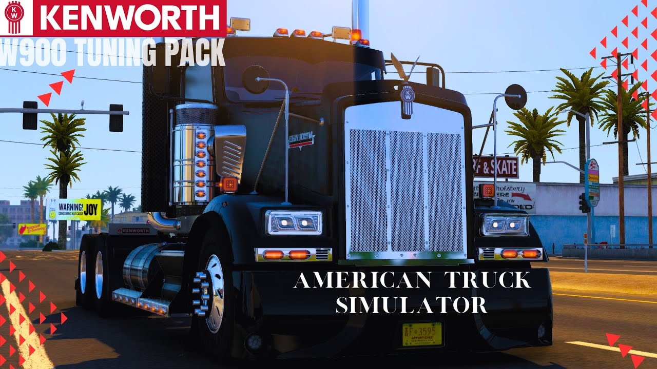 First Look Kenworth W900 Tuning Pack -  ATS W900 Tuning DLC Preview -  American Truck Simulator