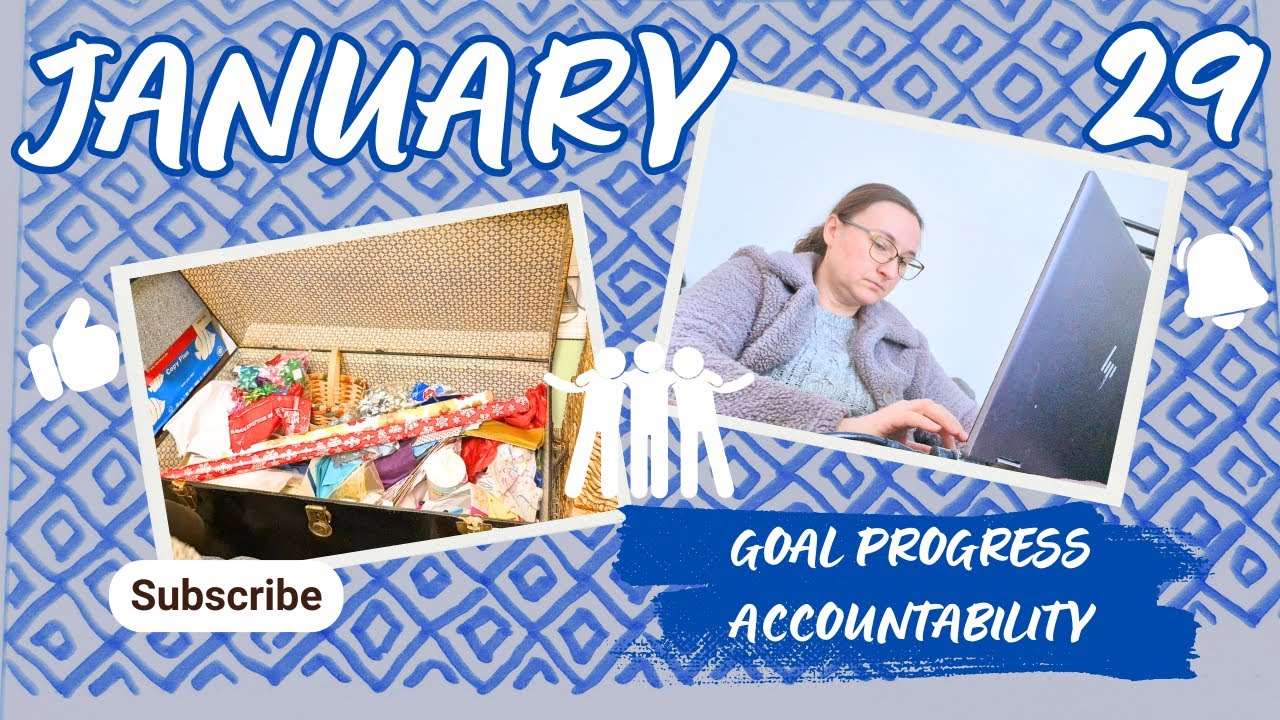 Decluttering (bedroom boxes & trunk) - ACCOUNTABILITY JANUARY: DAY 29 -Let's Work On Goals Together!