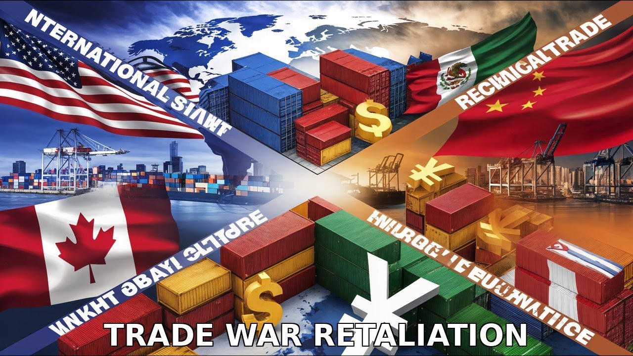 Trade War Retaliation: Canada, Mexico & China Hit Back at US Tariffs