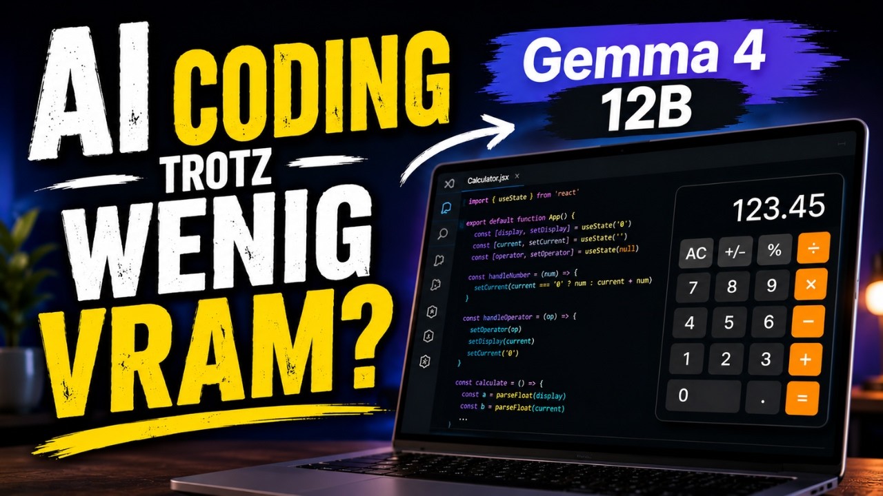 Gemma 4 12B getestet: Der Local-AI Sweet Spot f&uuml;r Agentic Coding?