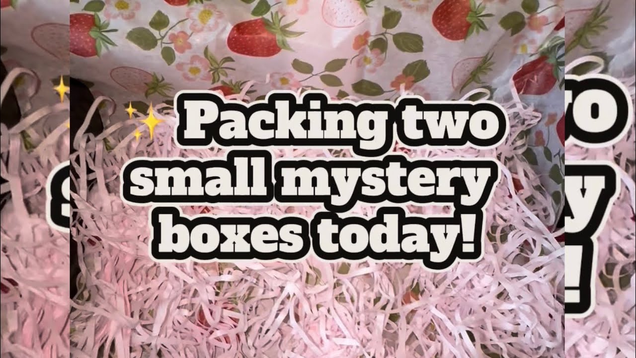 Packing two kawaii mystery boxes for an order from Sarah for Summer 💕 #shortsfeed #sanrio #kawaii 