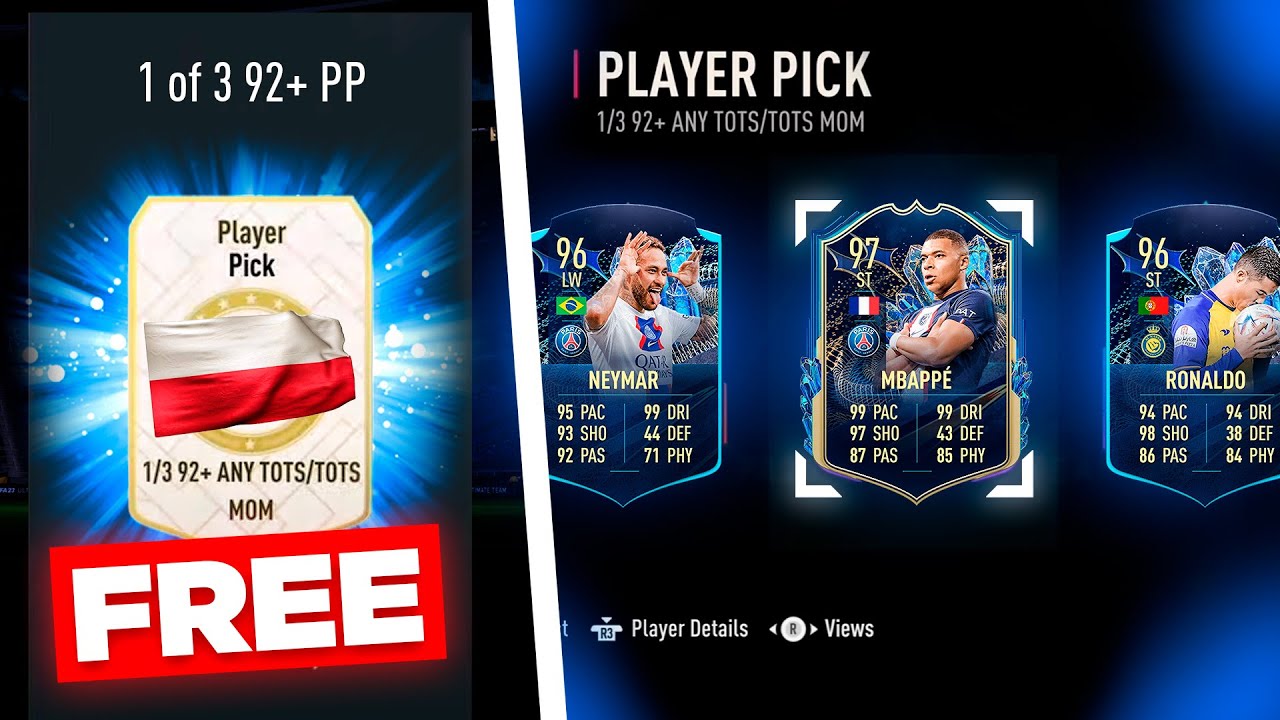 How to get a Free 92+ TOTS Player Pick in FIFA 23!