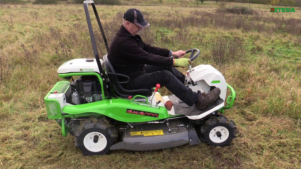 Etesia Attila AK98X Brushcutter Demonstration