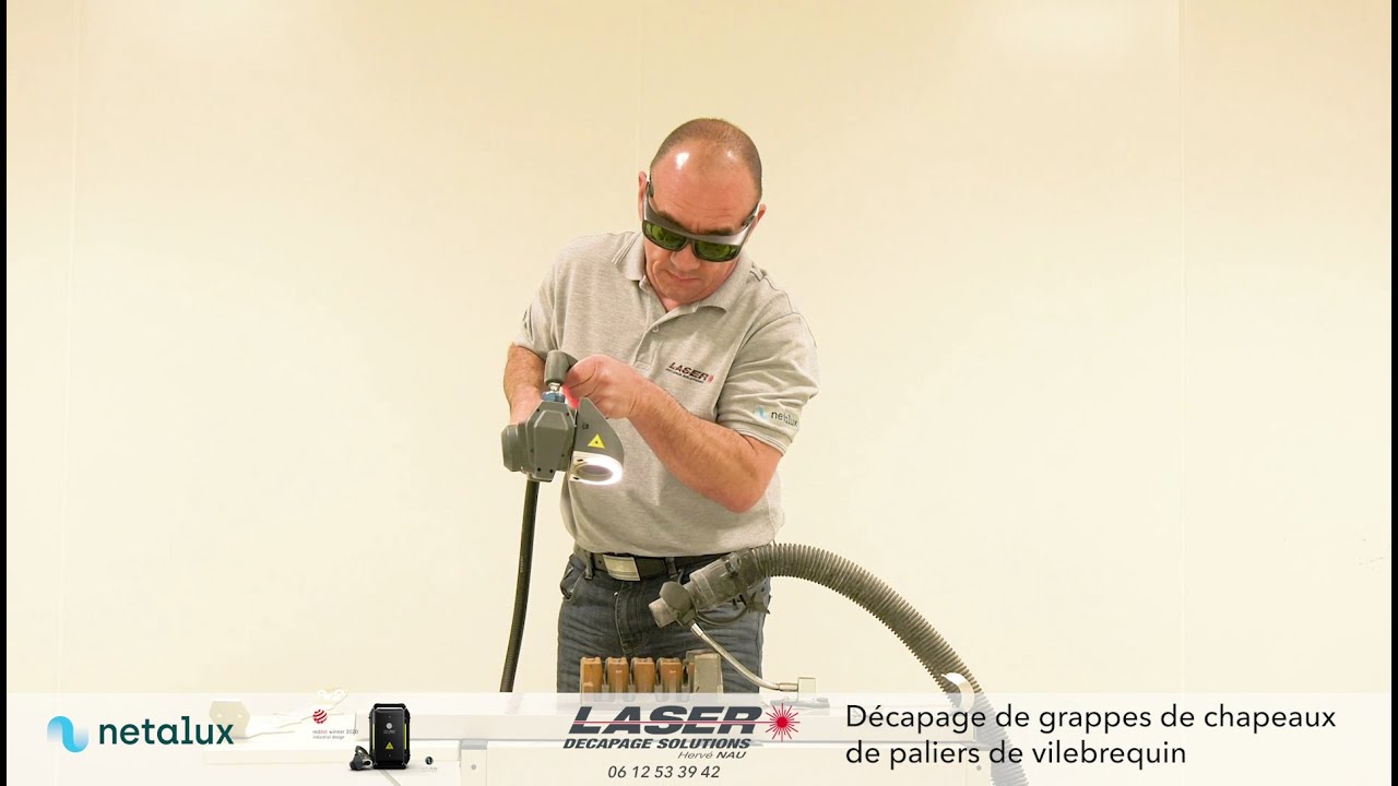 Herve NAU Décapage Laser paliers de vilebrequin moteur