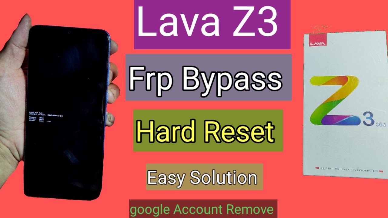 @Lava Z3 Frp Bypass || Hard Reset || Google Account Remove || Password Unlock || Easy Solution