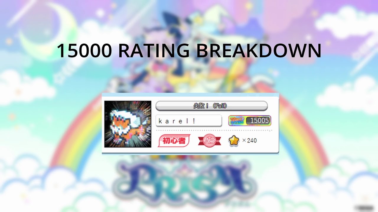 【maimai でらっくす PRiSM International】karel's 15000 Rating Breakdown