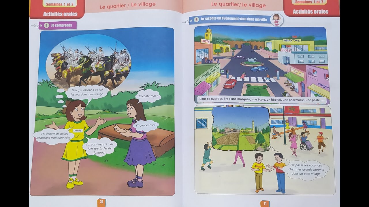 Dire faire et agir : page 70 et 71