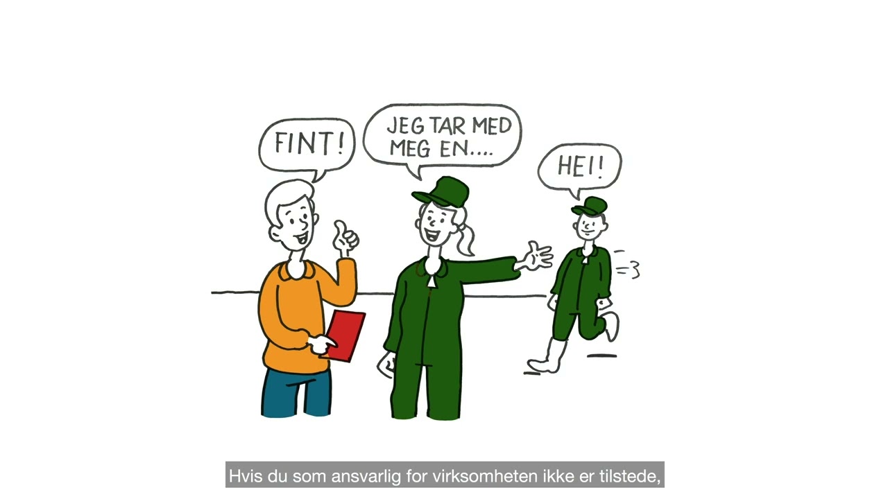 Hva skjer n&aring;r Mattilsynet kommer p&aring; inspeksjon hos bonden