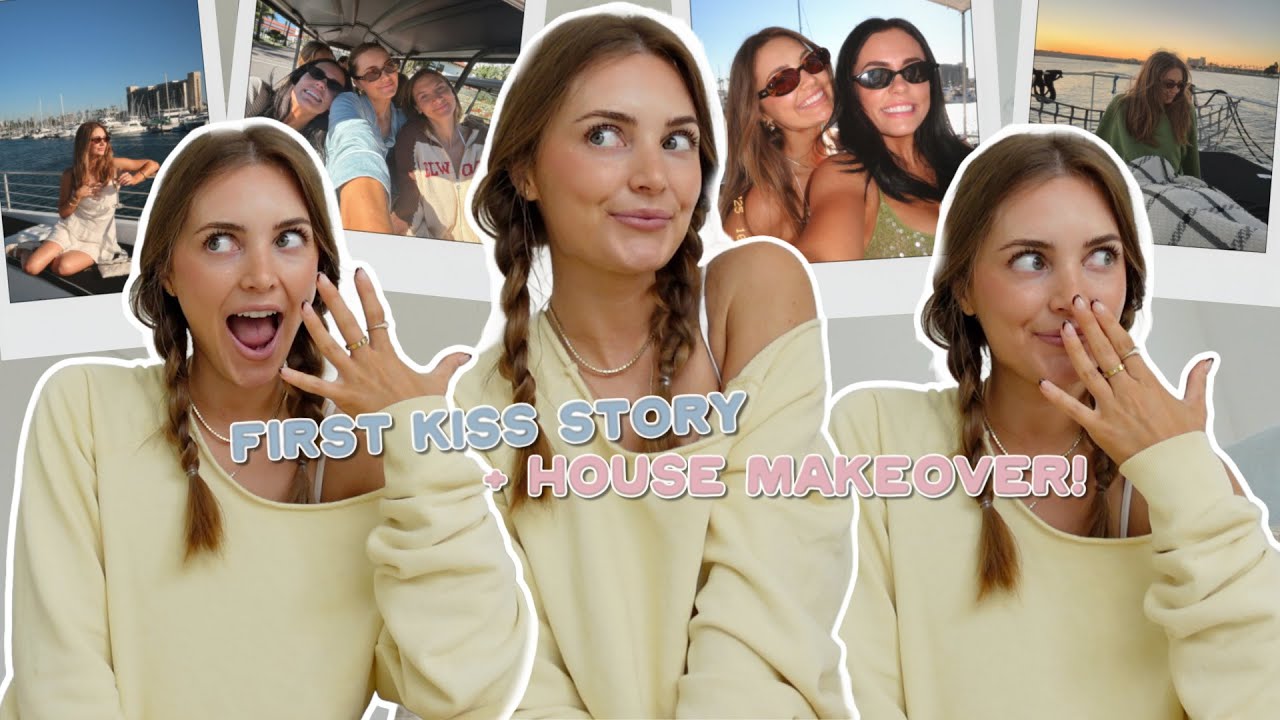 первый поцелуй с моей девушкой + преображение дома!!