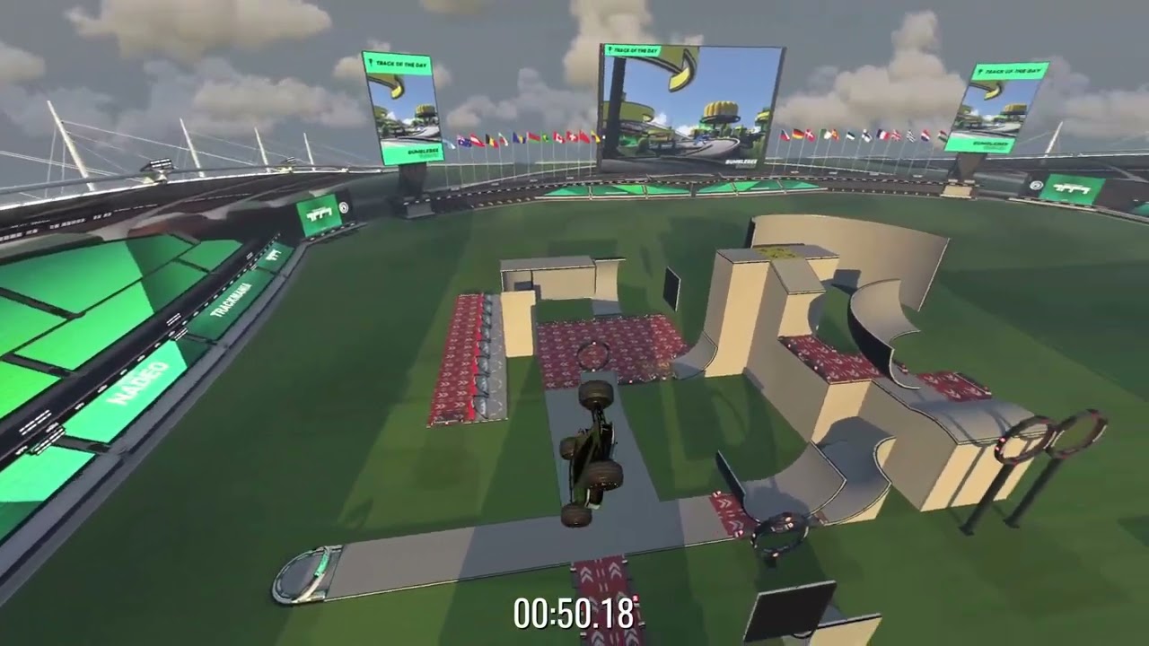 My first trackmania press forward map