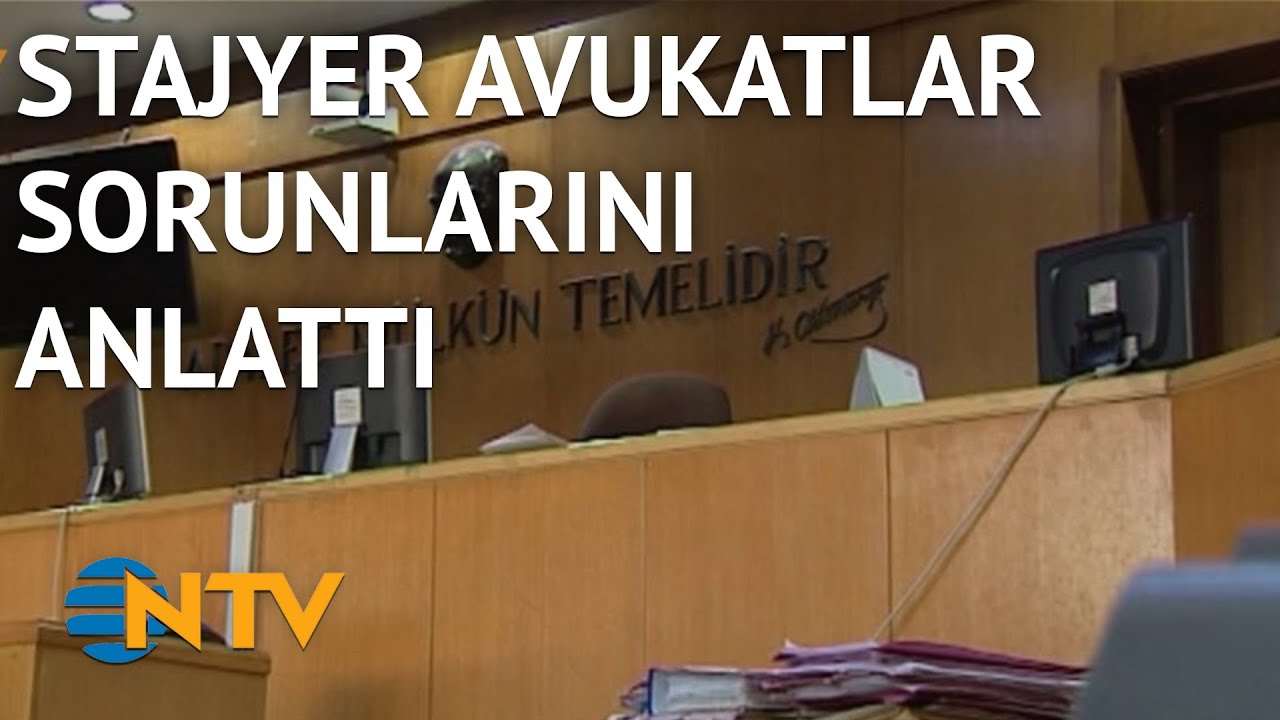 Stajyer avukatlar sigorta ve maaş istiyor
