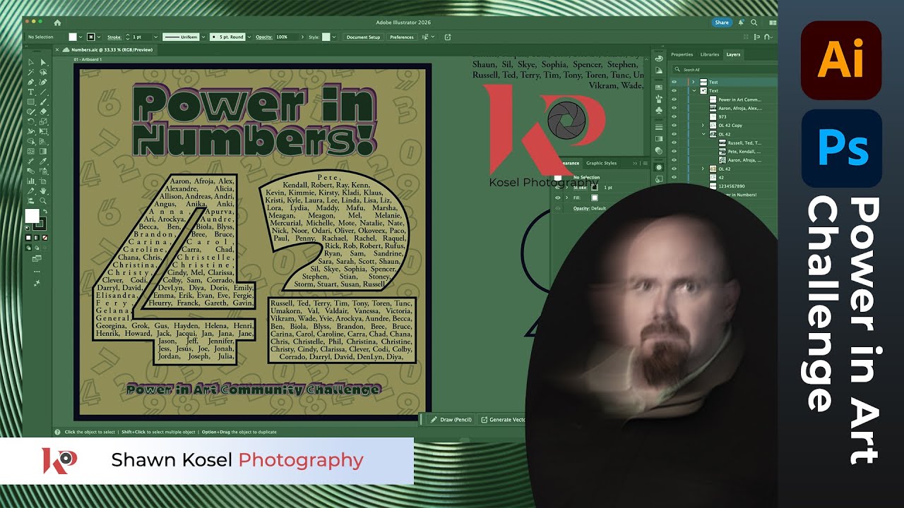 Power in Art Community Challenge Poster Design