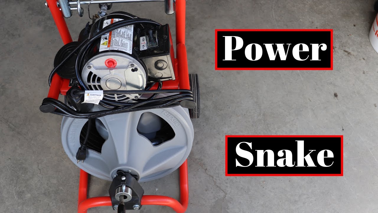 Прочистка канализации 101 &mdash; барабанный тип Power Snake