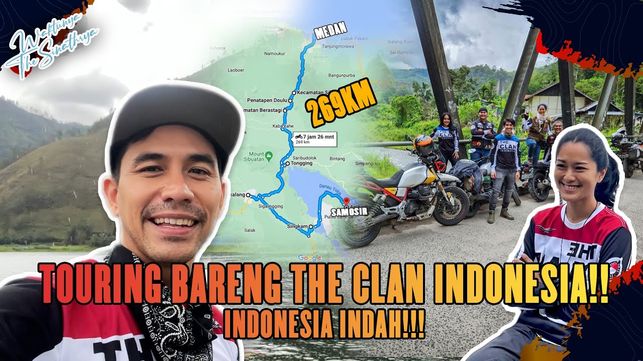 DARIUS TOURING DARI MEDAN KE PULAU SAMOSIR!! 269KM 12 JAM!!
