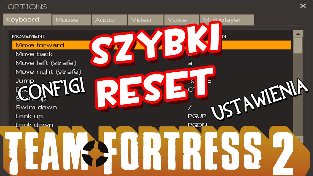TF2 Jak Zresetować Ustawienia Config Bindy?