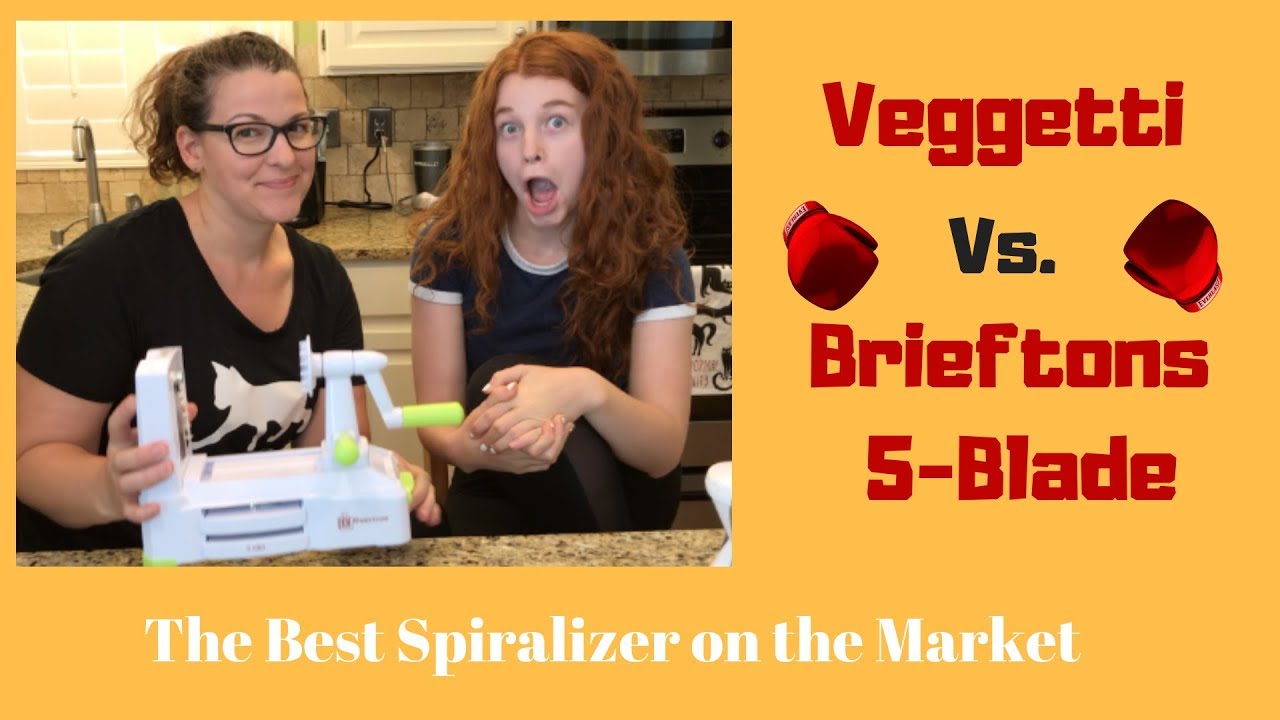 The Best Spiralizer on the Market | Veggetti Review V. Brieftons Review