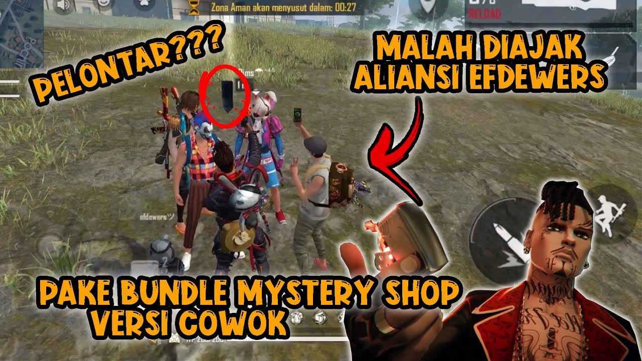 PAKE BUNDLE MYSTERY SHOP COWOK?? KETEMU EFDEWERS LANGSUNG NUMPANG DI MOBIL!! Wkwk ~