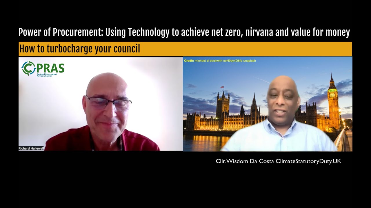 The Power of Procurement  Using Technology to help Council's Get to Net Zero and Value For Money