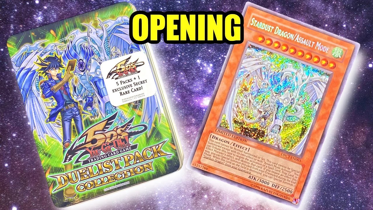 Yugioh 5Ds: Stardust Dragon Assault Mode Tin Opening! 🌠