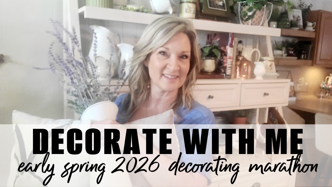Early Spring 2026 Decorate With Me | Spring Kitchen Decorating Marathon | Robin Lane Lowe