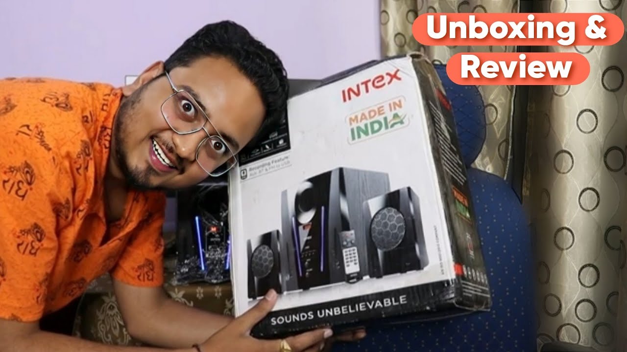 Intex Digi 2100 2.1 Home Theater Unboxing and Review in Hindi | Intex Home Theater